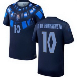 Men 10 Uruguay Giorgian de Arrascaeta Away Replica Jersey World   2