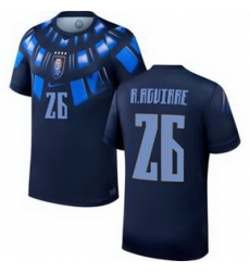 Men 26 Uruguay Rodrigo Aguirre Away Replica Jersey World 2 Men 26 Uruguay Rodrigo Aguirre Away Replica Jersey World 2