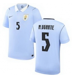 Men 5 Uruguay Manuel Ugarte Away Replica Jersey World   1