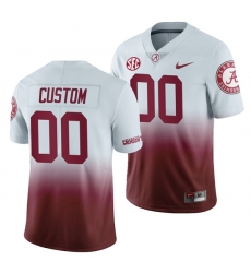 Alabama Crimson Tide Custom Men's Gradient 2019 Color Crash Jersey