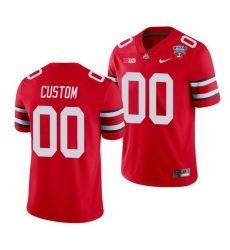 Ohio State Buckeyes Custom Scarlet 2021 Sugar Bowl College Football Jersey