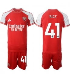Men Arsenal 2026 Soccer Jerseys Red #41 RICE