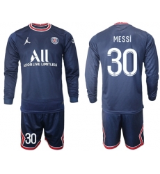 Men Paris Saint Germain Long Sleeve Soccer Jerseys 544