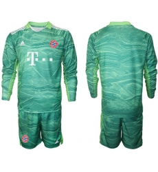 Men Bayern Long Sleeve Soccer Jerseys 555