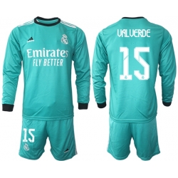 Men Real Madrid Long Sleeve Soccer Jerseys 504