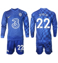 Men Chelsea Long Sleeve Soccer Jerseys 515