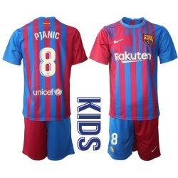 Kids Barcelona Soccer Jerseys 058
