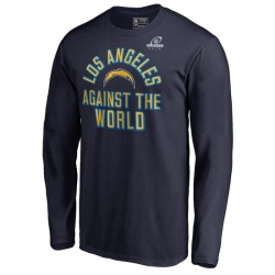 Los Angeles Chargers Men Long T Shirt 010