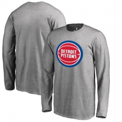 Detroit Pistons Men Long T Shirt 002