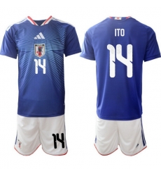 Men Japan 2026 Soccer Jerseys Blue #14 Junya Ito Men Japan 2026 Soccer Jerseys Blue #14 Junya Ito