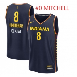Mitchell #0 Navy Blue Jersey