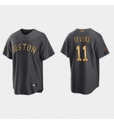 Men Rafael Devers Boston Red Sox 2022 Mlb All Star Game Charcoal  Jersey