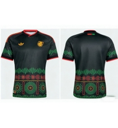 2026 FIFA World Cup Jaymaica Soccer Black Jersey Blank 2026 FIFA World Cup Jaymaica Soccer Black Jersey Blank