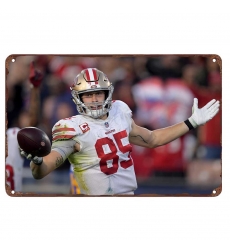 San Francisco 49ers Aluminum Sign George Kittle 002