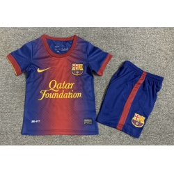 Youth Retro Soccer Jerseys FC Barcelona 12 13 Home