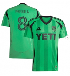 Mens Austin FC Daniel Pereira adidas Green 2025 The Heartbeat Kit Replica Player Jersey Mens Austin FC Daniel Pereira adidas Green 2025 The Heartbeat Kit Replica Player Jersey