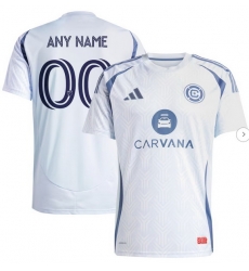 Men's Chicago Fire adidas Light Blue 2025 The Municipal Kit Replica Custom Jersey