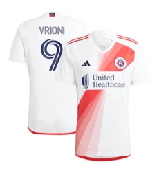 Men New England Revolution Giacomo Vrioni 2023 24 Away Replica White