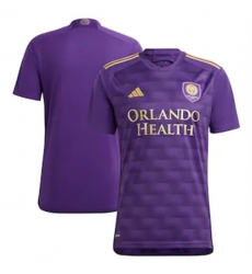 Men Orlando City SC Blank 2023 24 Home Replica Purple