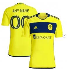 Mens Nashville SC adidas Yellow 2024 The 615 Kit Replica Custom Jersey Mens Nashville SC adidas Yellow 2024 The 615 Kit Replica Custom Jersey