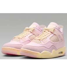 Women Air Jordan 4 Retro Pearl Pink And Iced Carmine Shoes Women Air Jordan 4 Retro Pearl Pink And Iced Carmine Shoes