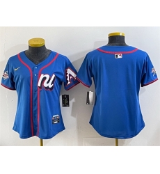 Youth National League Arizona Diamondbacks Blank Blue 2025 All Star Edition Limited Stitched Baseball Jersey