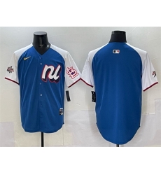 Men National League St  Louis Cardinals Blank Blue Alternate 2025 All Star Edition Limited Stitched Baseball Jersey Men National League St  Louis Cardinals Blank Blue Alternate 2025 All Star Edition Limited Stitched Baseball Jersey