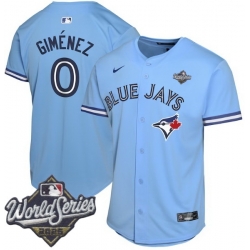 Men Toronto Blue Jays 0 Andres Gimenez Cool Base Stitched Baseball Jersey Light Blue Men Toronto Blue Jays 0 Andres Gimenez Cool Base Stitched Baseball Jersey Light Blue