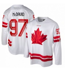 Mens Connor McDavid #97 White Hockey Canada 2026 Replica Jersey Mens Connor McDavid #97 White Hockey Canada 2026 Replica Jersey