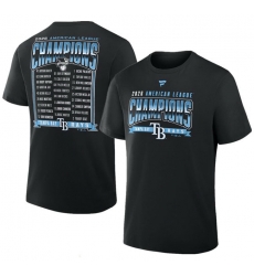 Men Tampa Bay Rays Black 2026 League Champions Roster T Shirt
