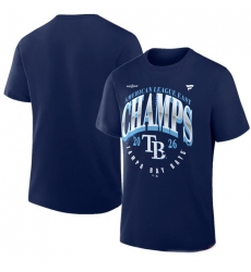 Men Tampa Bay Rays Navy 2026 AL East Division Champions Locker Room Big Tall T Shirt
