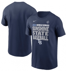 Men Tampa Bay Rays Navy 2026 World Series T Shirt