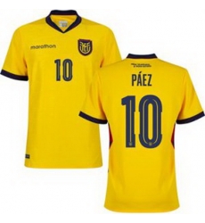 Youth 10 Ecuador Kendry Paez Away Replica Jersey   1