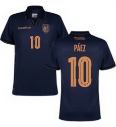 Youth 10 Ecuador Kendry Paez Away Replica Jersey   2