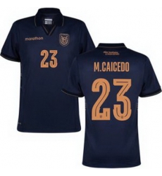 Youth 23 Ecuador Moises Caicedo Away Replica Jersey   2
