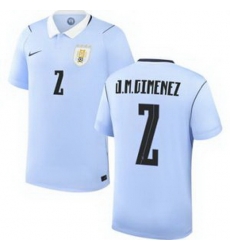 Youth 2 Uruguay Jose Maria Gimenez Away Replica Jersey World 1 Youth 2 Uruguay Jose Maria Gimenez Away Replica Jersey World 1