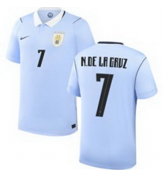 Youth 7 Uruguay Nicolas de la Cruz Away Replica Jersey World 1 Youth 7 Uruguay Nicolas de la Cruz Away Replica Jersey World 1