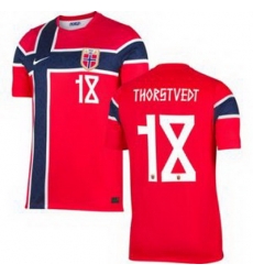 Men 18 Norway Kristian Thorstvedt Home Stadium Replica   1