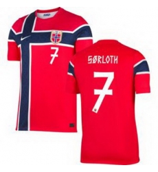 Men 7 Norway Alexander Sorloth Home Stadium Replica   1