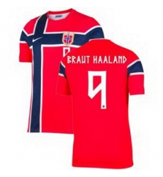 Men 9 Norway Erling Haaland 2026 Home Stadium Replica Jersey   1