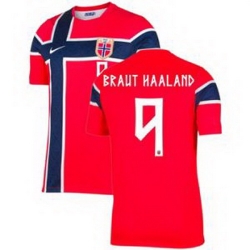 Men 9 Norway Erling Haaland 2026 Home Stadium Replica Jersey   1