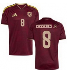 Men 8 Venezuela Cristian Casseres Jr. Away Replica Jersey 1 Men 8 Venezuela Cristian Casseres Jr. Away Replica Jersey 1