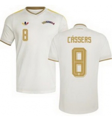 Men 8 Venezuela Cristian Casseres Jr. Away Replica Jersey 2 Men 8 Venezuela Cristian Casseres Jr. Away Replica Jersey 2