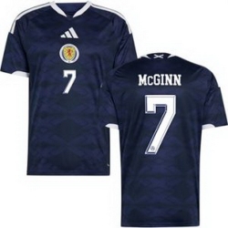 Men 7 Scotland John McGinn 2026 Home Replica Jersey 1