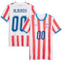 Men 00 Paraguay Custom Replica Away Jersey 2026429 1