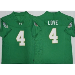 Men Women Youth Notre Dame Fighting Irish Custom Green Stitched Jersey
