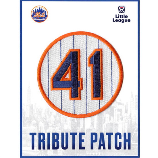 Youth New York Mets Tom Seaver 41 Memorial Patch Biaog